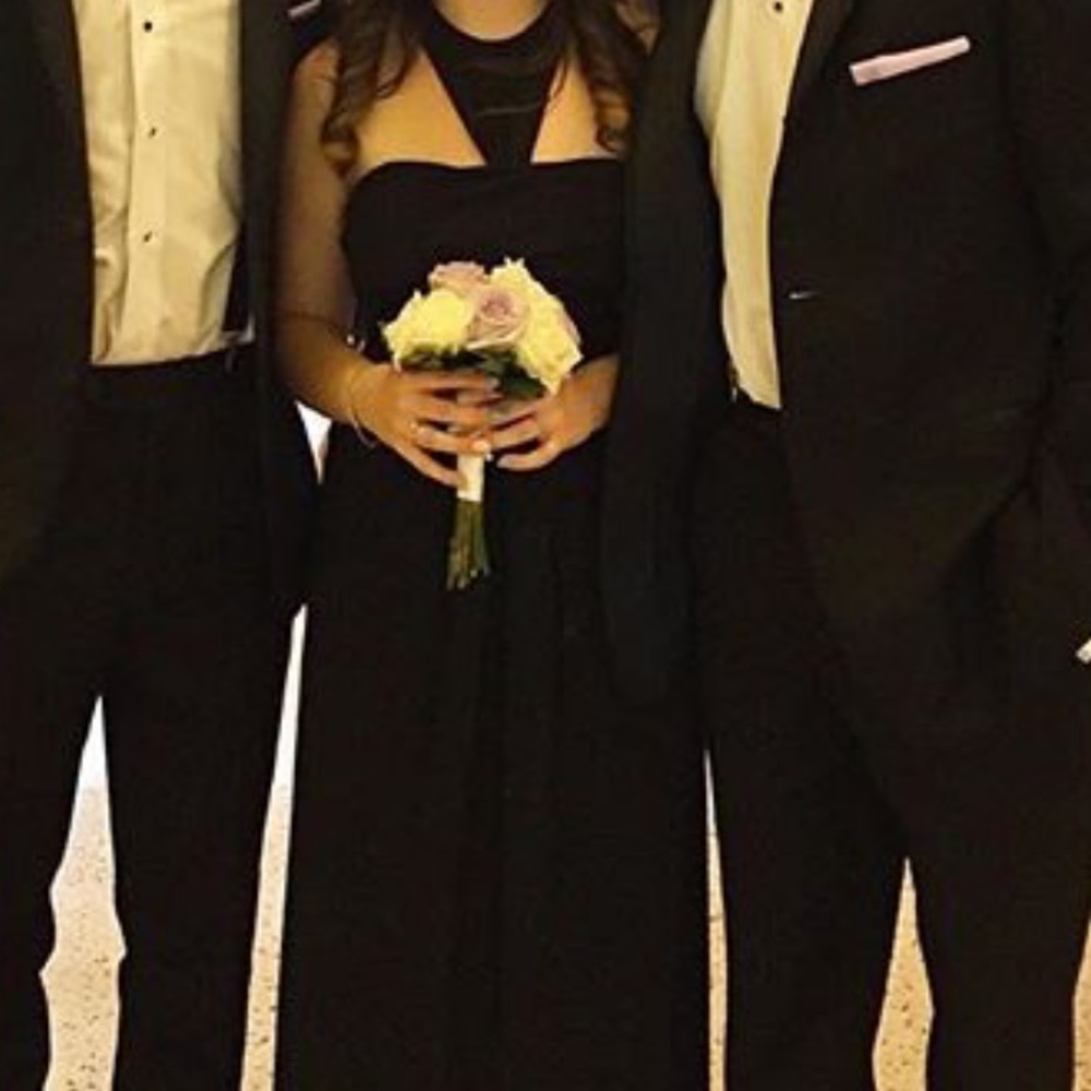 Long black dress